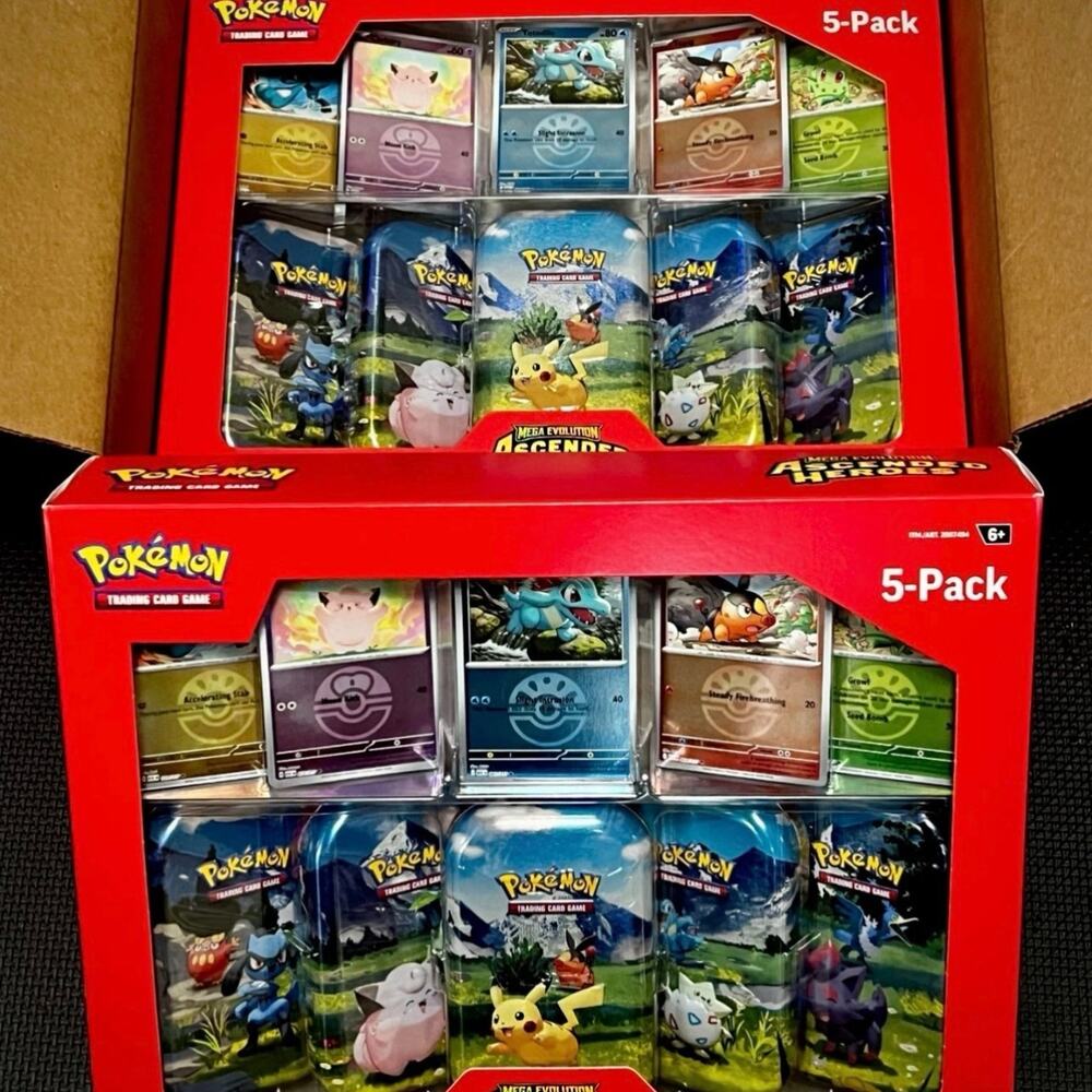 Pokemon Ascended Heroes Mini Tin 5-Pack